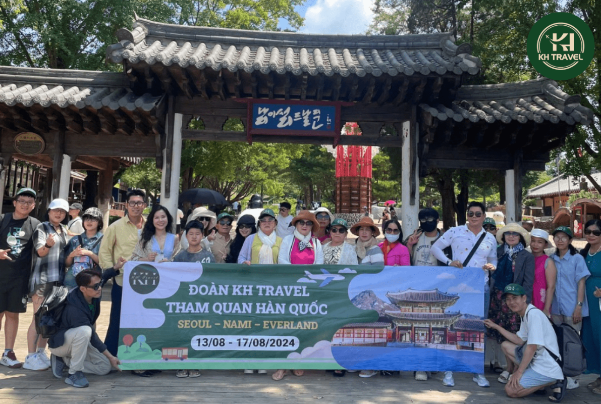 Ảnh Đoàn Tour Du Lịch Hàn Quốc KH Travel