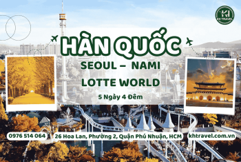 Tour Du Lịch Hàn Quốc Mùa Đông: HCM – Seoul – Nami – Lotte World 5N4Đ – Khách Sạn 3*