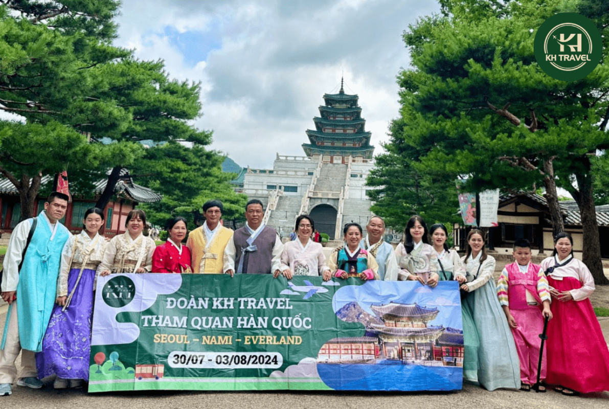 Ảnh Đoàn Tour Du Lịch Hàn Quốc KH Travel